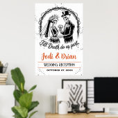 Poster Jusqu'à ce que la mort nous fait partie Halloween  (Bureau à domicile)