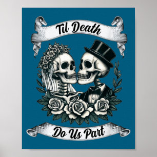 Poster Jusqu'à ce que la mort nous sépare squelette
