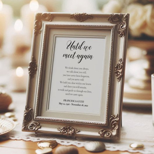 Poster Jusqu'à ce que nous nous rencontrions de nouveau p