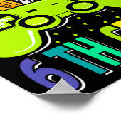 Poster Jusqu'À La 6E Année Gamer Retour À L'École Premièr (Coin)