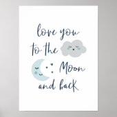 Poster Jusqu'à la lune (Devant)