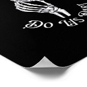 Poster Jusqu'à la mort Faisons-nous partie de squelette m (Coin)