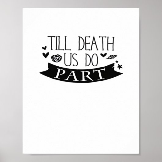 Poster Jusqu'à la mort Faites-nous partie Mariage Vows Cl (Devant)