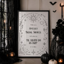 Jusqu'à la mort Fête de mariage Halloween de bienv