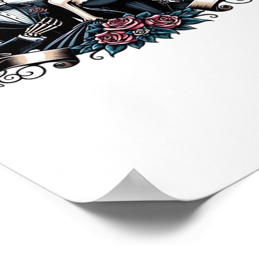 Poster Jusqu'à la mort nous séparons - Amour gothique (Coin)