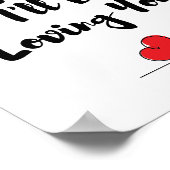 Poster Jusqu'à ma Dernière journée d'amour cite la typogr (Coin)