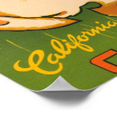 Poster Jusqu'à N Atom Vintage Crate Étiquette (Coin)