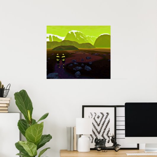 Poster Jusqu'À Présent (Bureau à domicile)