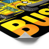 Poster Just A Boy Who Loves Buses School Bus  (Coin)