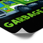 Poster Just A Boy Who Loves Garbage Truck Traruck Boys Ki (Coin)