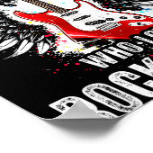 Poster Just A Boy Who Loves Rock And Roll Rock Band Guita (Coin)