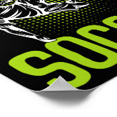 Poster Just A Boy Who Loves Soccer Player Boys Kids  (Coin)