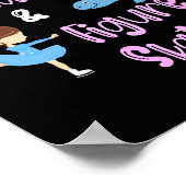 Poster Just A Girl Who Loves Dinosaurs And Figure Skating (Coin)