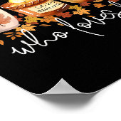 Poster Just A Girl Who Loves Fall Pumpkin Cozy Autumn (Coin)