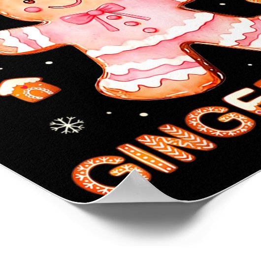 Poster Just A Girl Who Loves Gingerbread Man Funny Christ (Coin)