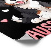 Poster Just A Girl Who Loves Her Aussiedoodle Aussie Dood (Coin)