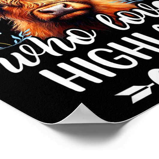 Poster Just A Girl Who Loves Highland Cows Scottish Highl (Coin)