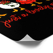 Poster Just A Lovely Goose Valentine Duck Funny Geese Val (Coin)