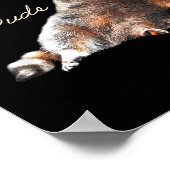 Poster Just A Lowkey Chill Dude Cute Raccoon Funny Meme (Coin)