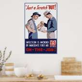 Poster Just a Scratch (Cuisine)