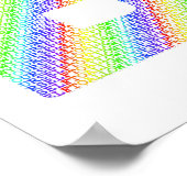 Poster Just BE: The Permission to Exist Rainbow Art Poste (Coin)