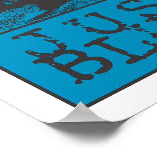 Poster Just Blues Bluesman (Coin)