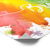 Poster Just Breathe - Arc-en-ciel (Coin)