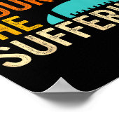 Poster Just Endure The Suffering Retro Vintage  (Coin)