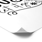 Poster Just Let it Go - Boho Minimalist Motivational (Coin)