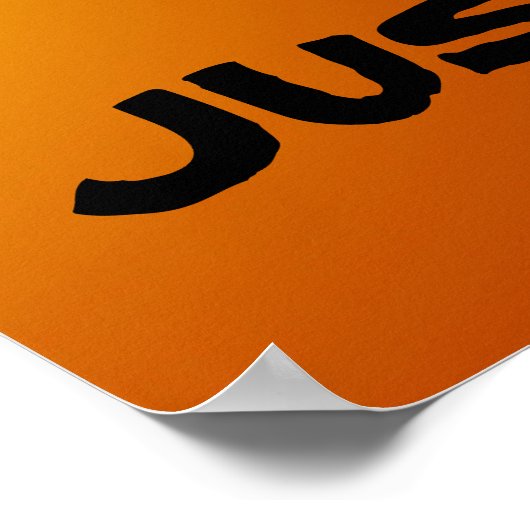 POSTER "JUST SAY NO!!!" (Coin)