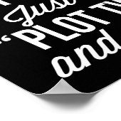Poster Just Yell "Plot Twist!" Typography Print (Coin)