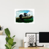 Poster Juste Assis (Bureau à domicile)