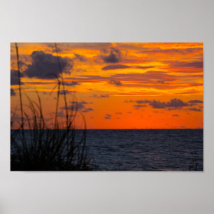 Poster Juste avant le lever du soleil, Fort Pierce, Flori