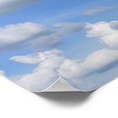 Poster Juste des nuages (Coin)