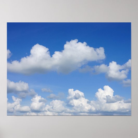 Poster Juste des nuages (Devant)