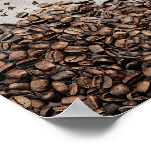 Poster Juste du café et WiFi (Coin)