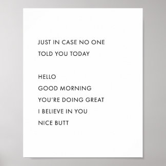 Poster Juste En Coque, Personne Ne Vous L'A Dit Aujourd'H