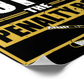 Poster Juste En Dehors De La Boîte De Pénalité Hockey Sur (Coin)