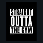 Poster Juste En Dehors De La Salle De Sport - Fitness D'E<br><div class="desc">Affiches d'entraînement motivationnel uniques de FitPhrase.com Acheter plus de modèles et de vêtements d'athlétisme ici : http://www.FitPhrase.com Y compris les Tee - shirts de formation, les chars d'entraînement, les Sweat - shirts à capuche de formation, les sacs de gym, les affiches d'entraînement, les bouteilles d'entraînement, les autocollants d'entraînement, les Casquettes...</div>