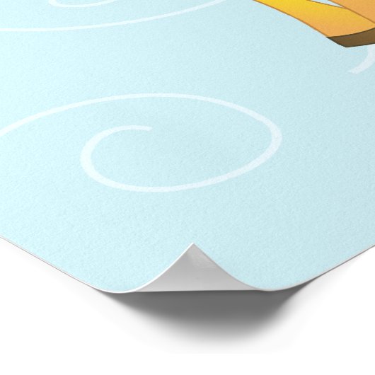 Poster Juste Giraffe (Coin)