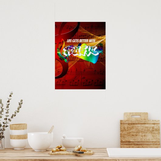 Poster Juste Jam Instrumental (Cuisine)