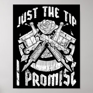 Poster Juste Le Conseil Je Promets Drôle Tatoueur De Tato