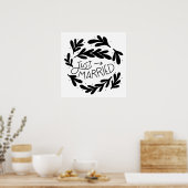 Poster Juste marié (Cuisine)