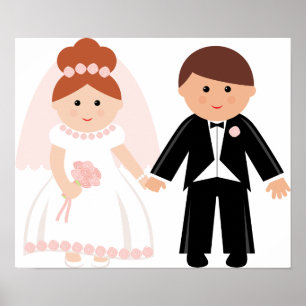 Poster juste marié