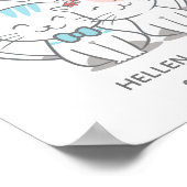 Poster Juste marié Mariage de chat (Coin)