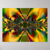 Poster Juste Math Cool Abstrait Art Fractal (Devant)