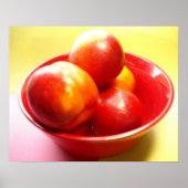 Poster Juste Nectarines (Devant)