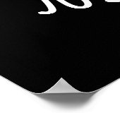 Poster Juste Peachy Funny Peach Pun Pun Dark BG (Coin)