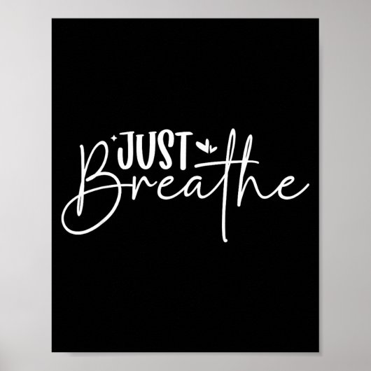 Poster Juste Respirer (Devant)