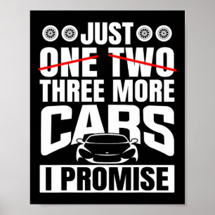 Poster Juste Trois Voitures De Plus Je Promets Amateurs D